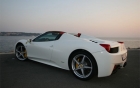 Ferrari 458 Italia Spider-rear view-luxury car - 360 luxury services