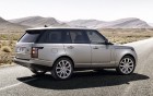 Range Rover Vogue with driver, side view